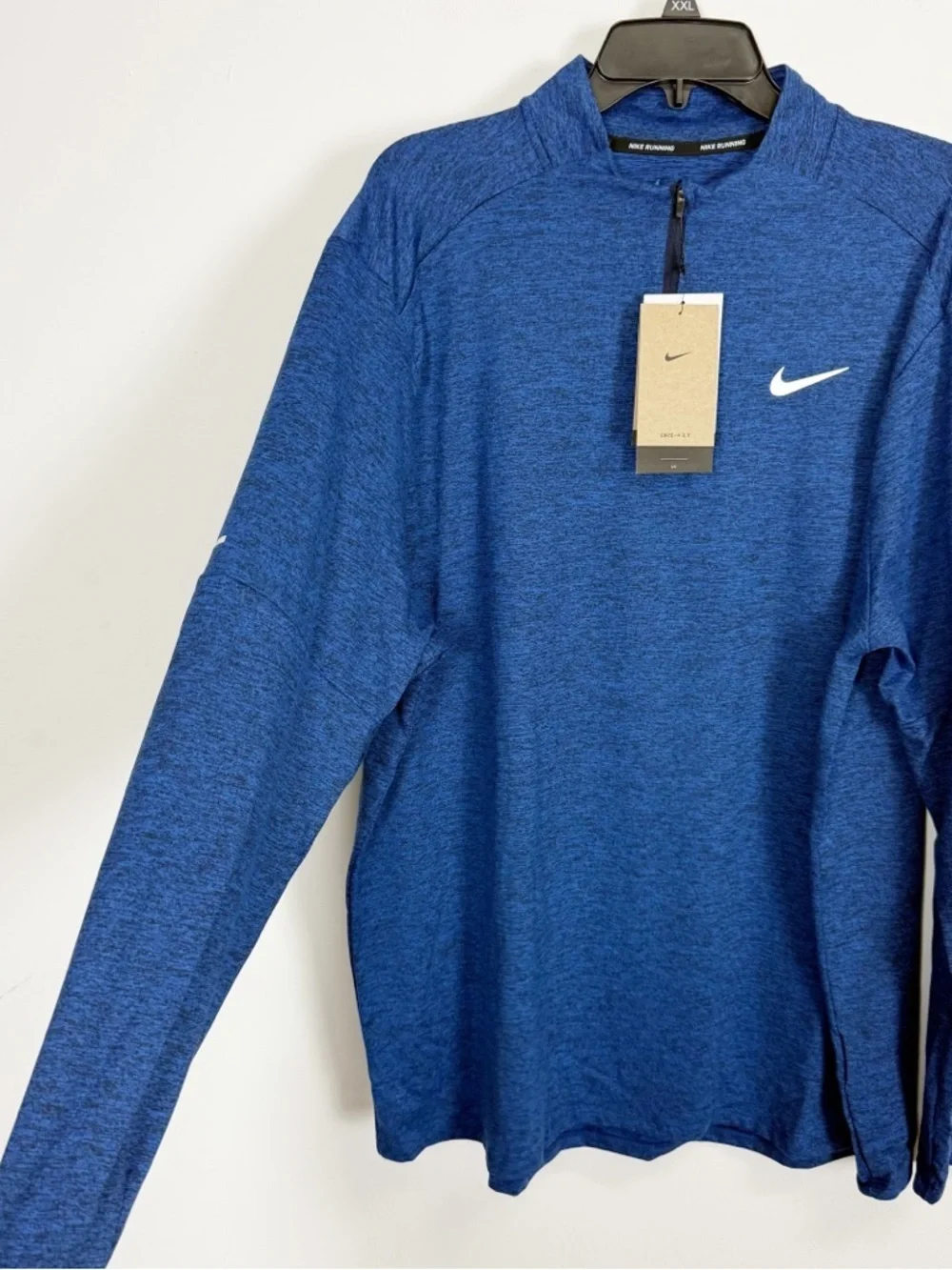 Nike Dri-FIT Element 1/4 Zip Mens XXL Running Blue DD4756 451 Long Sleeve NWT